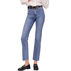 Abercrombie Ankle Straight High Rise Jean